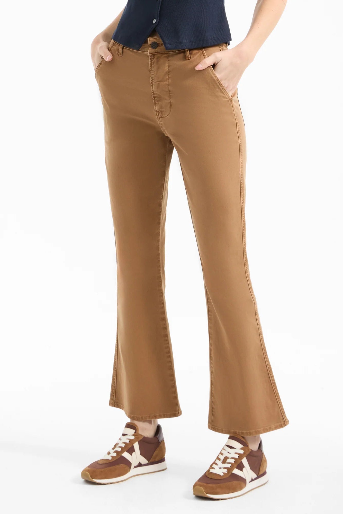 CARSON HIGH RISE ANKLE FLARE PANT - Jeans - Sassanova