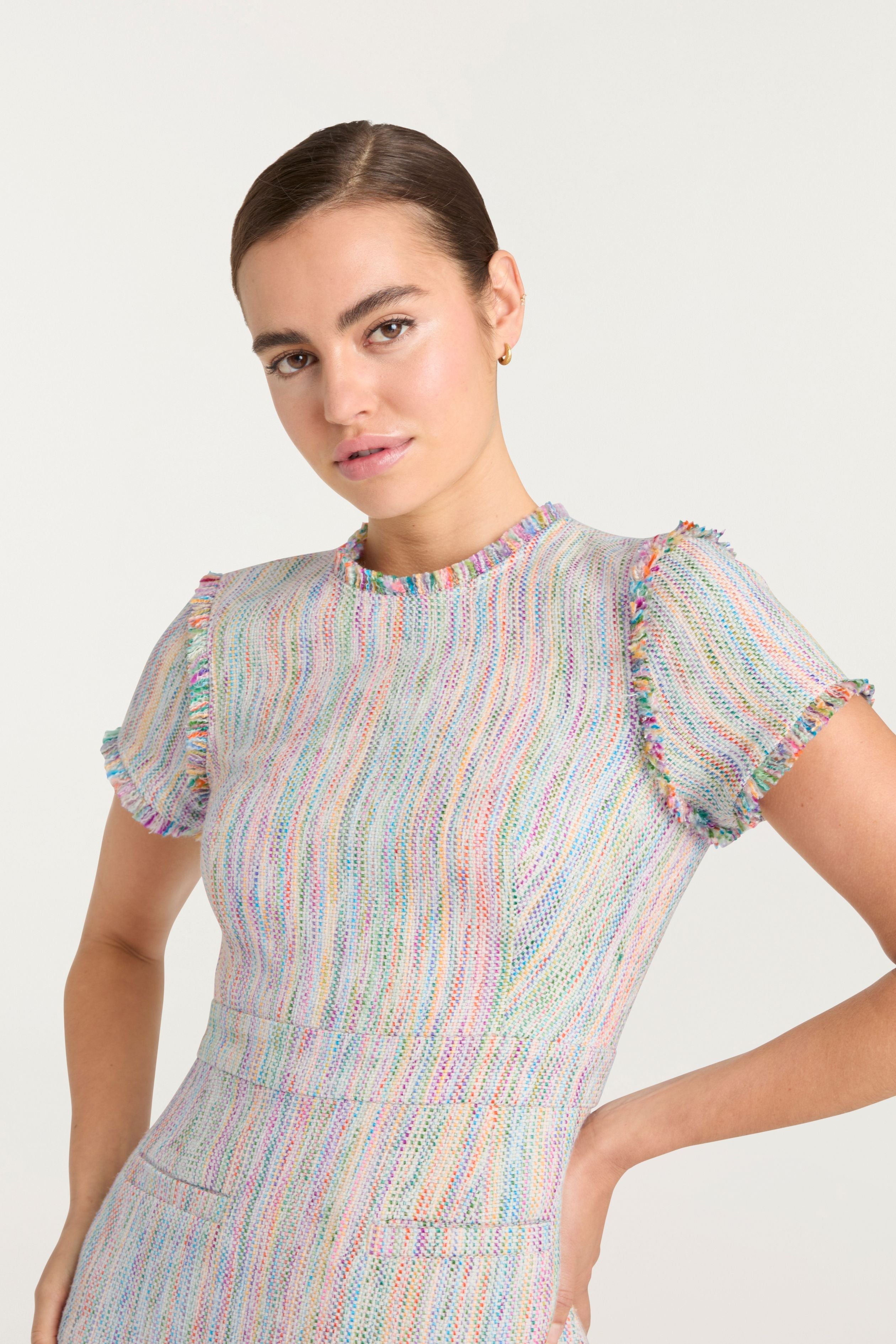 PRISM TWEED NATALIE DRESS - Dresses - Sassanova
