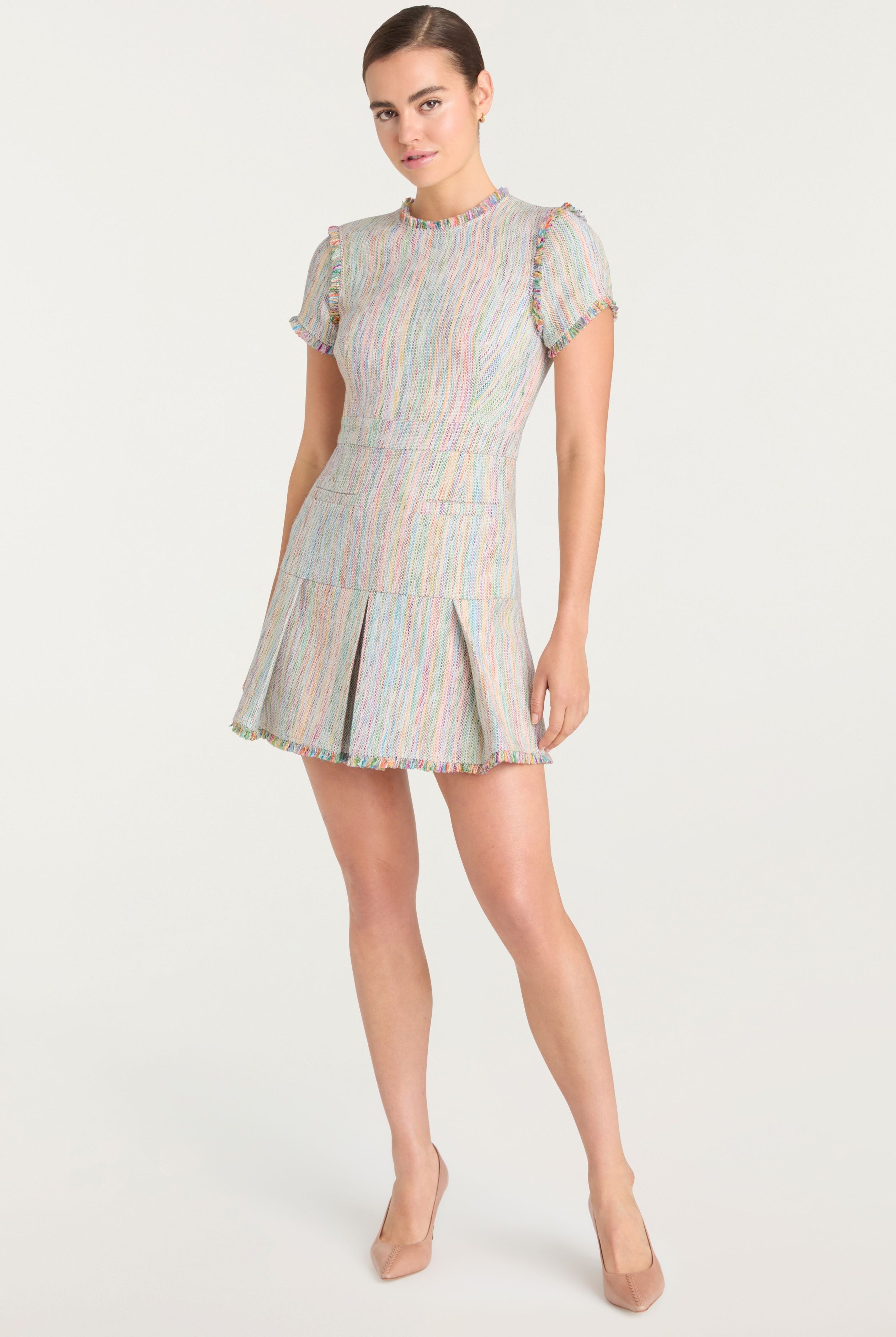 PRISM TWEED NATALIE DRESS - Dresses - Sassanova