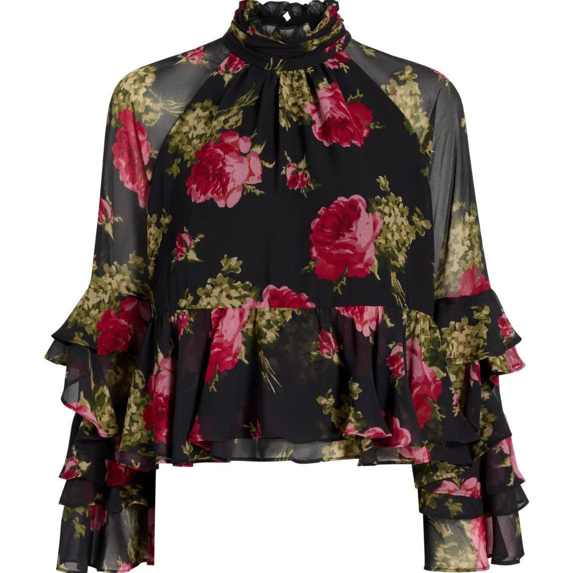 BAROQUE ROSES SKYLAH TOP