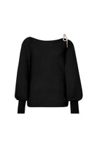 IDA OTS CRYSTAL TIE SWEATER
sassanova
