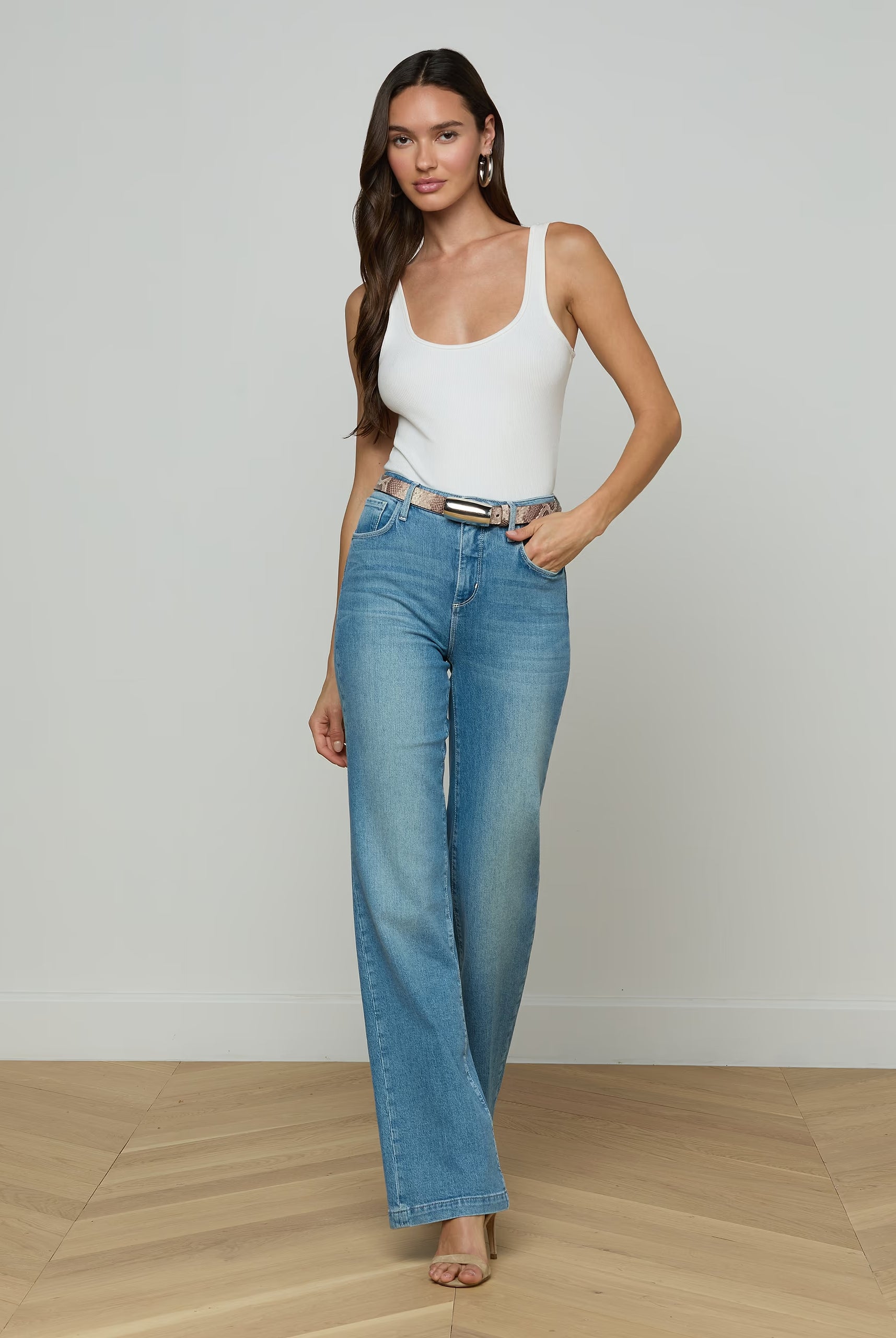 MARLOWE LEATHER BELT - Belts - Sassanova