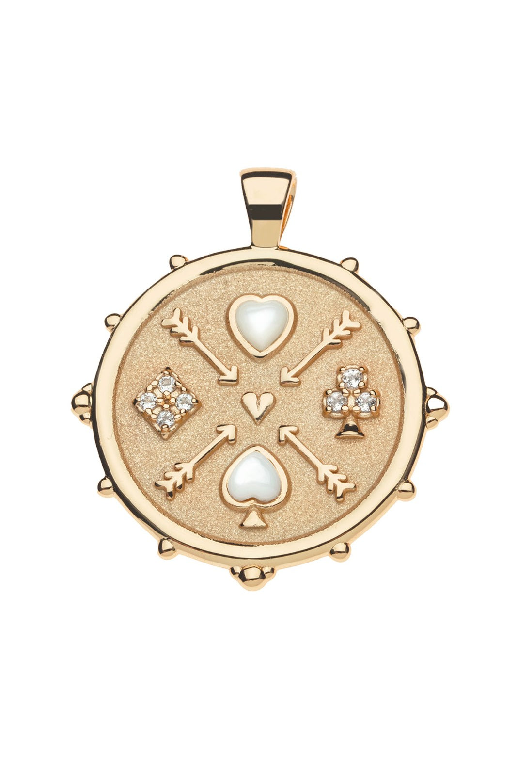 LOVE QUEEN OF HEARTS NECKLACE- CLASSIC ROLO CHAIN - Necklaces - Sassanova