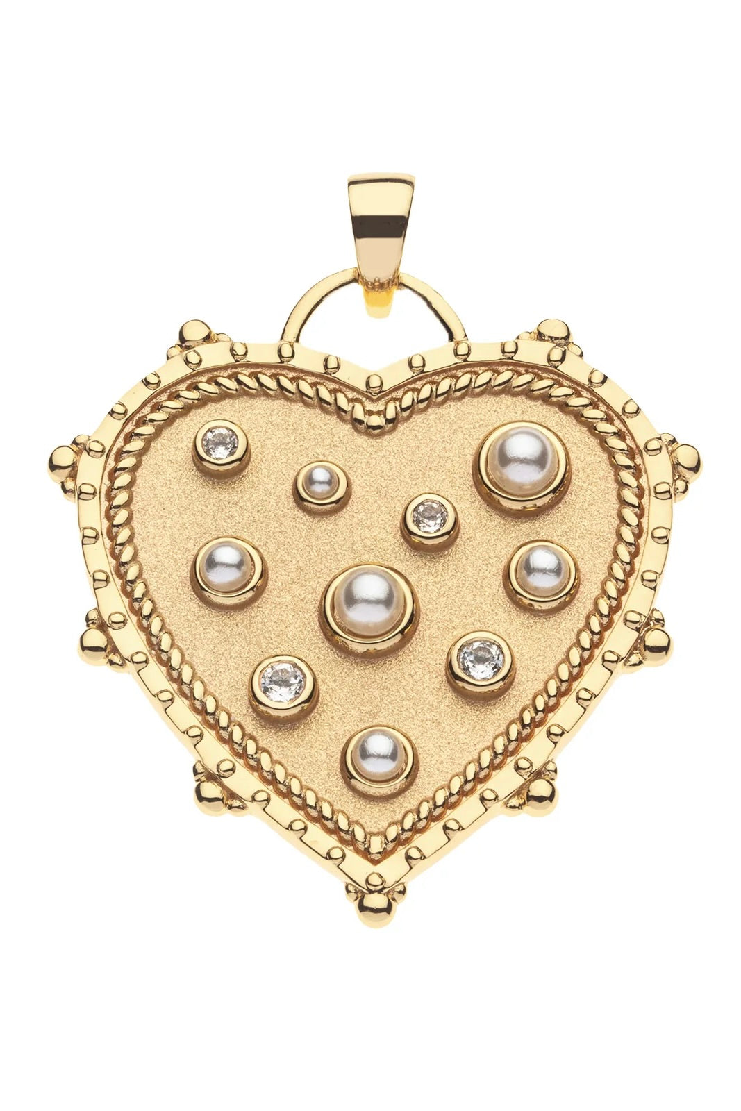 LOVE IN THE AIR HEART PENDANT- CLASSIC ROLO CHAIN - Necklaces - Sassanova