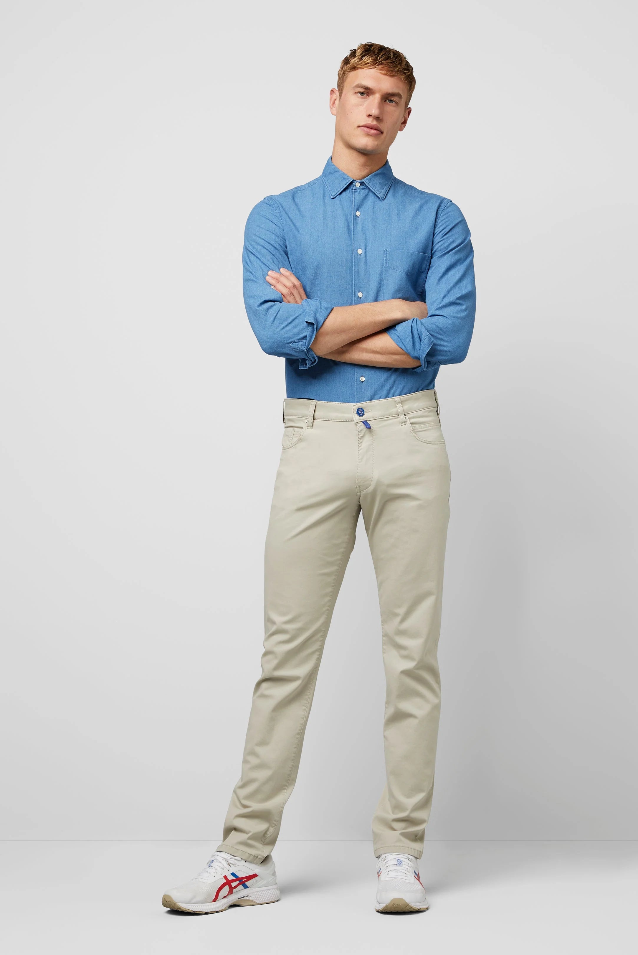 5 POCKET SLIM M5 PANT - Pants - Novaman