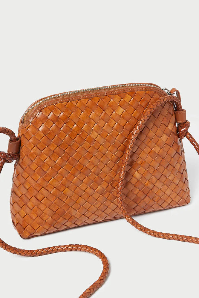 MALLORY WOVEN CROSSBODY - Handbags - Sassanova