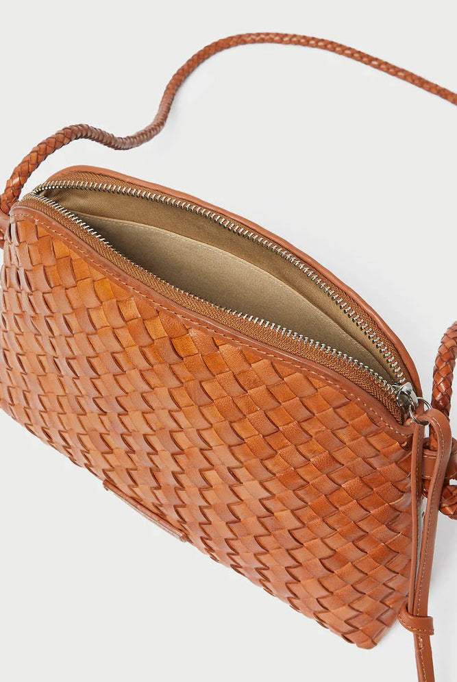 MALLORY WOVEN CROSSBODY - Handbags - Sassanova