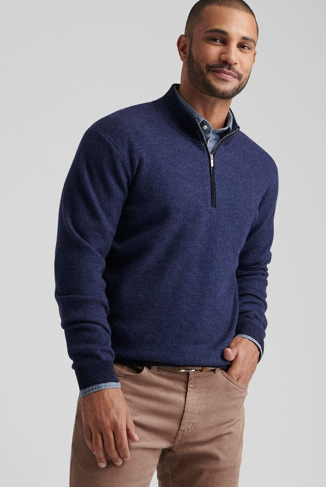 WEST 1/4 ZIP SWEATER - Sweaters - Novaman