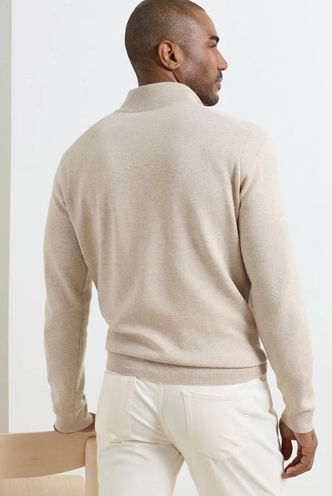 COOLSPUN COTTON 1/4 ZIP SWEATER - Sweaters - Novaman