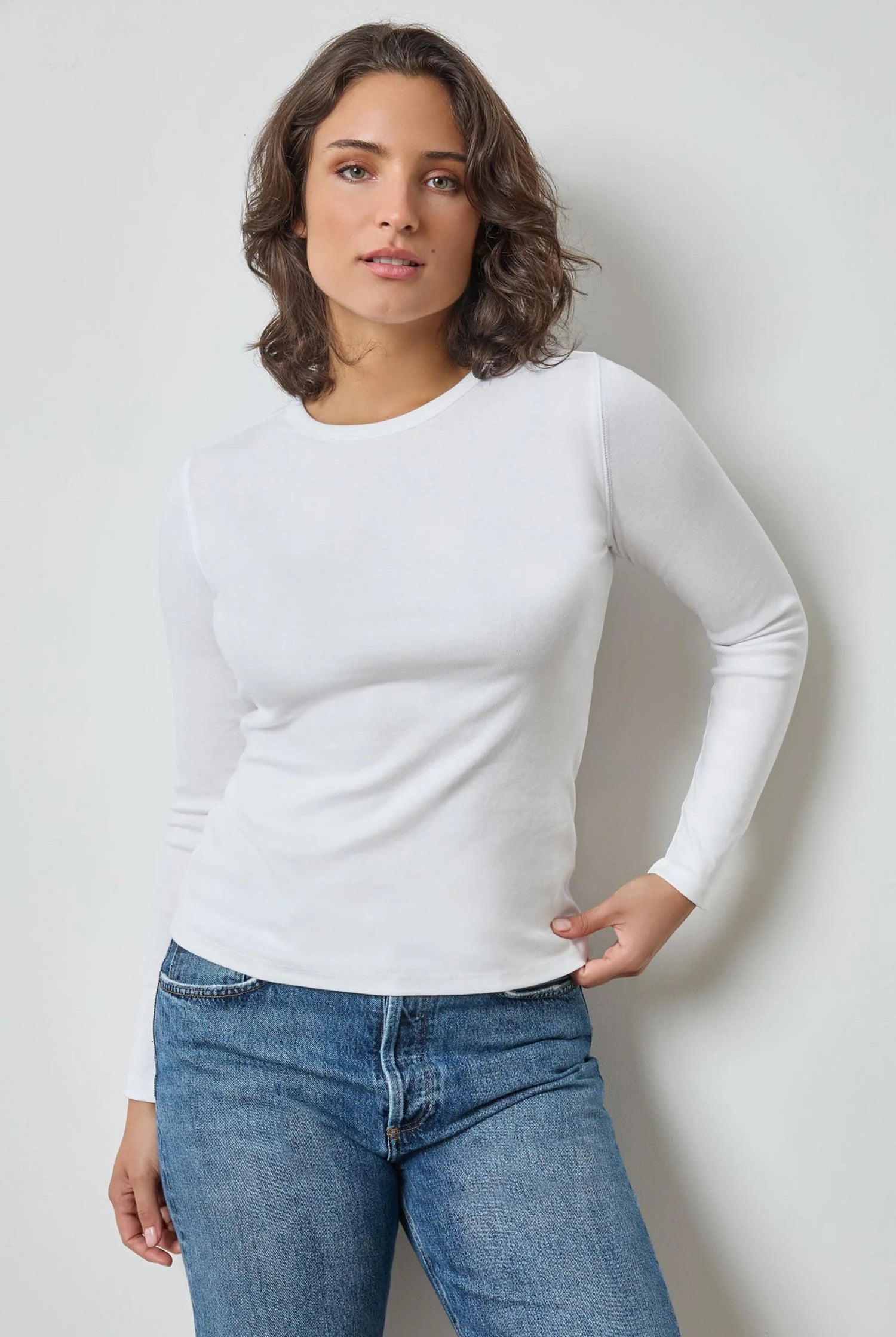 LS CREW TEE - T-shirts - Sassanova