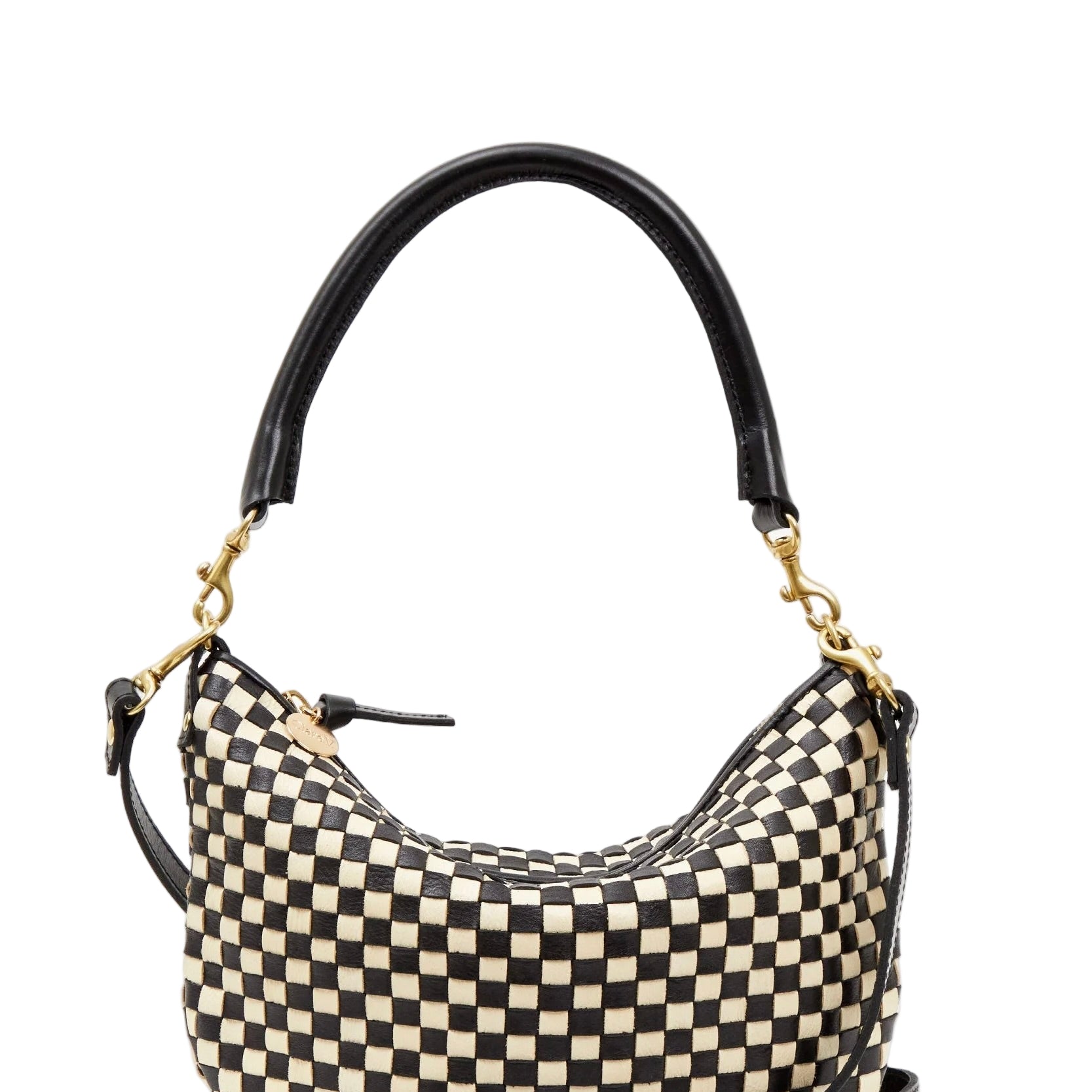 PETITE MOYEN MESSENGER CHECKER BLACK/CREAM OS
sassanova