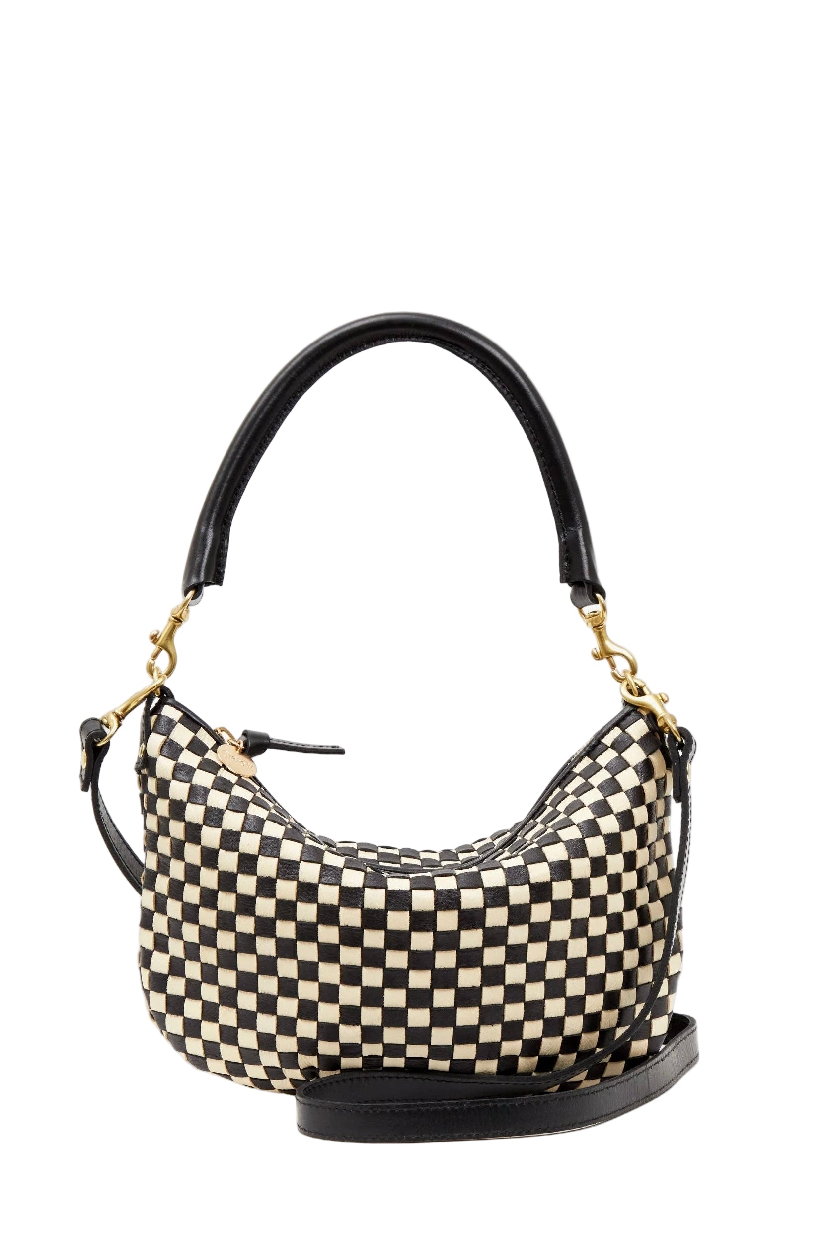 PETITE MOYEN MESSENGER CHECKER BLACK/CREAM OS
sassanova