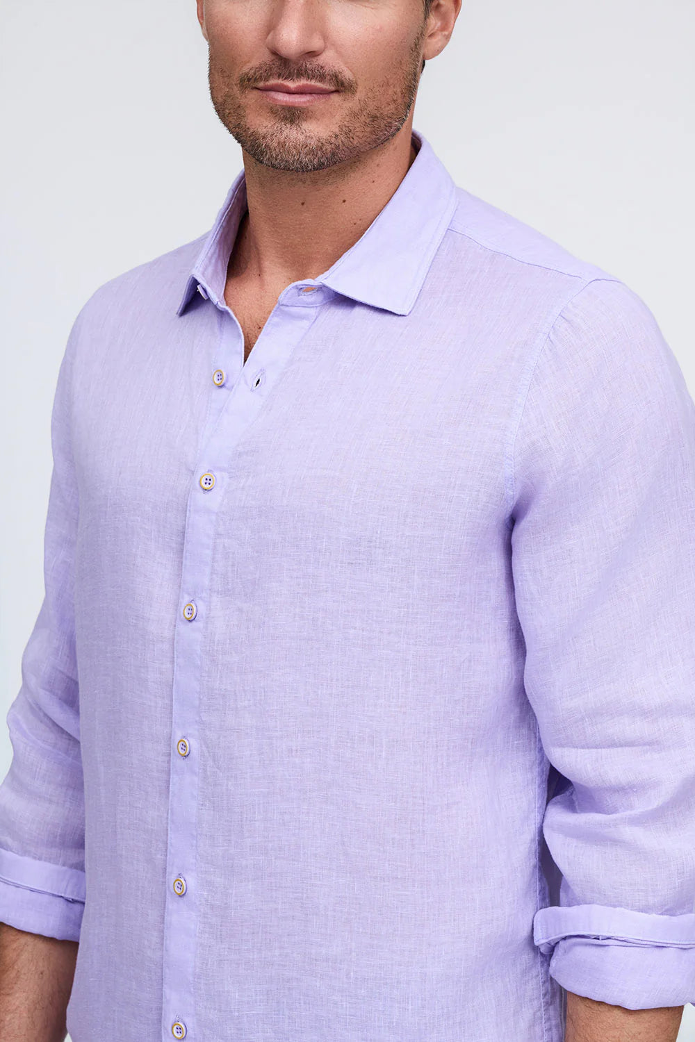 FAVORITE LONG SLEEVE LINEN SHIRT - Long Sleeved Shirts - Novaman