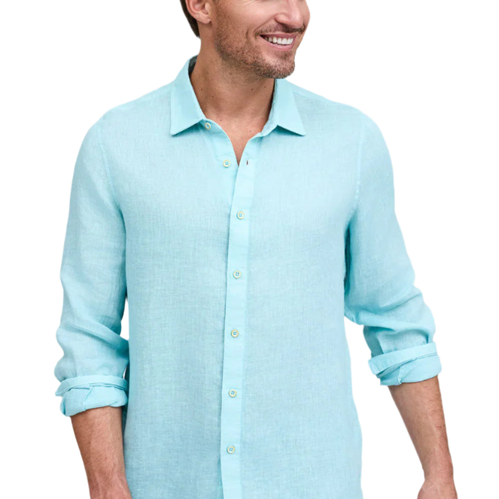 FAVORITE LONG SLEEVE LINEN SHIRT - Long Sleeved Shirts - Novaman