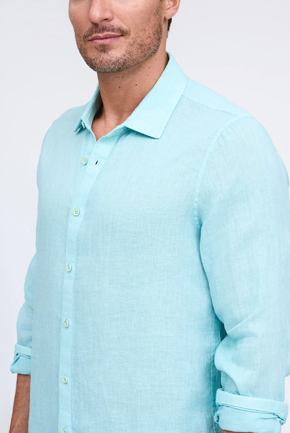 FAVORITE LONG SLEEVE LINEN SHIRT - Long Sleeved Shirts - Novaman