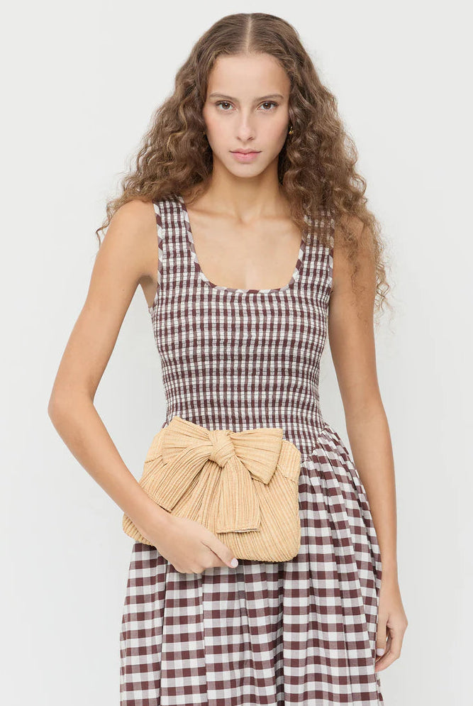 RAYNE BOW CLUTCH - Handbags - Sassanova