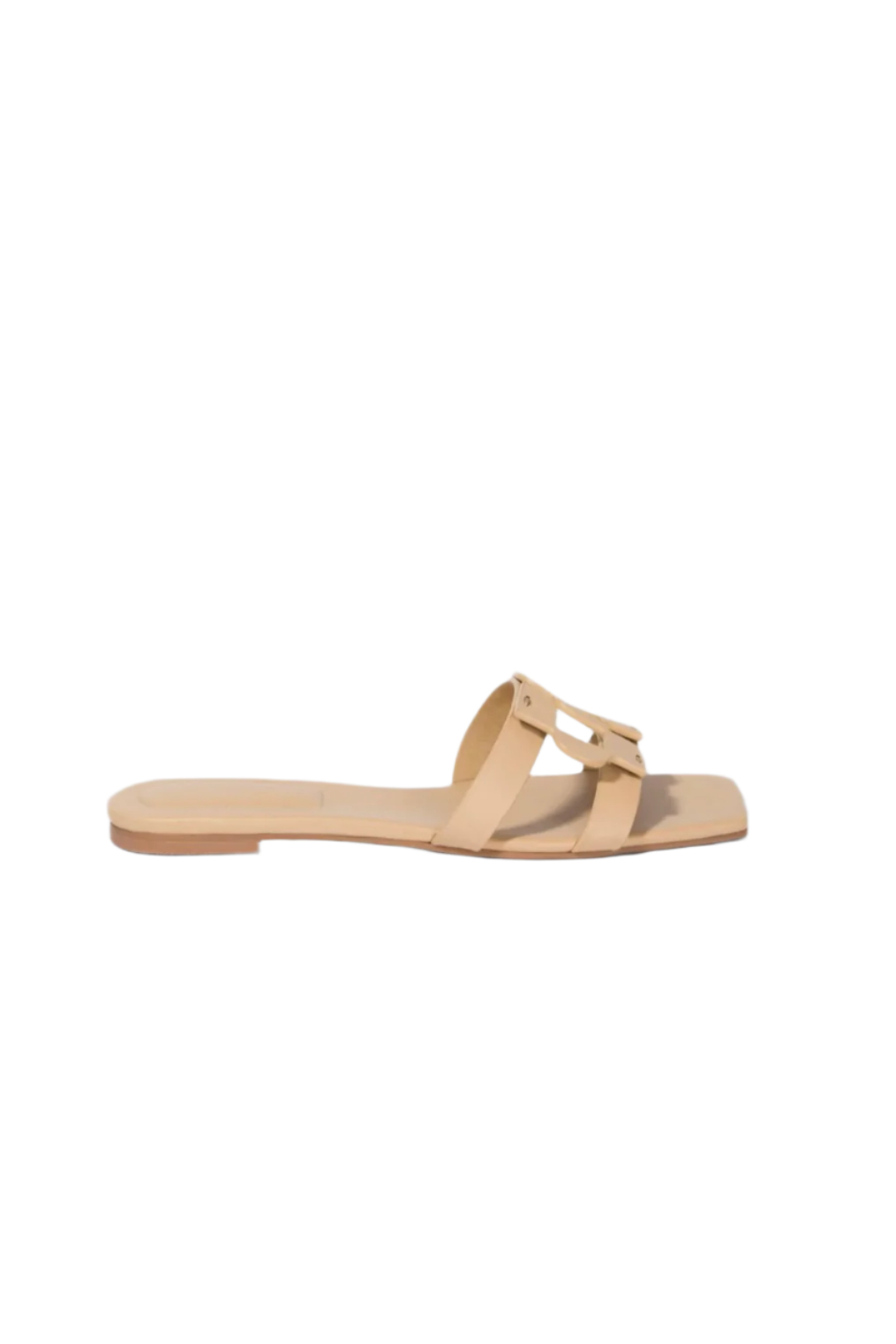 SIMKHAI MONOGRAM FLAT SLIDE - Shoes - Sassanova