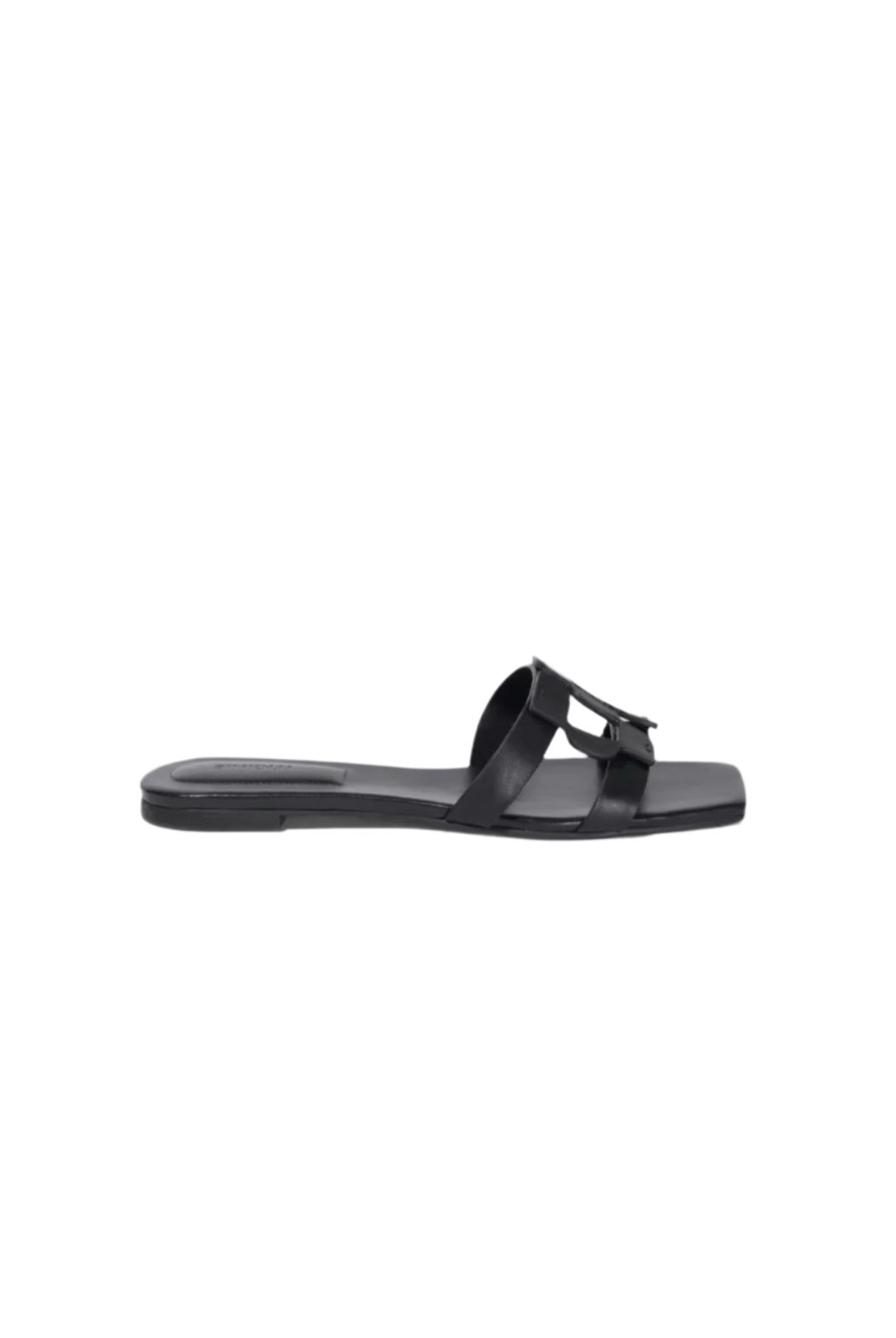 SIMKHAI MONOGRAM FLAT SLIDE - Shoes - Sassanova