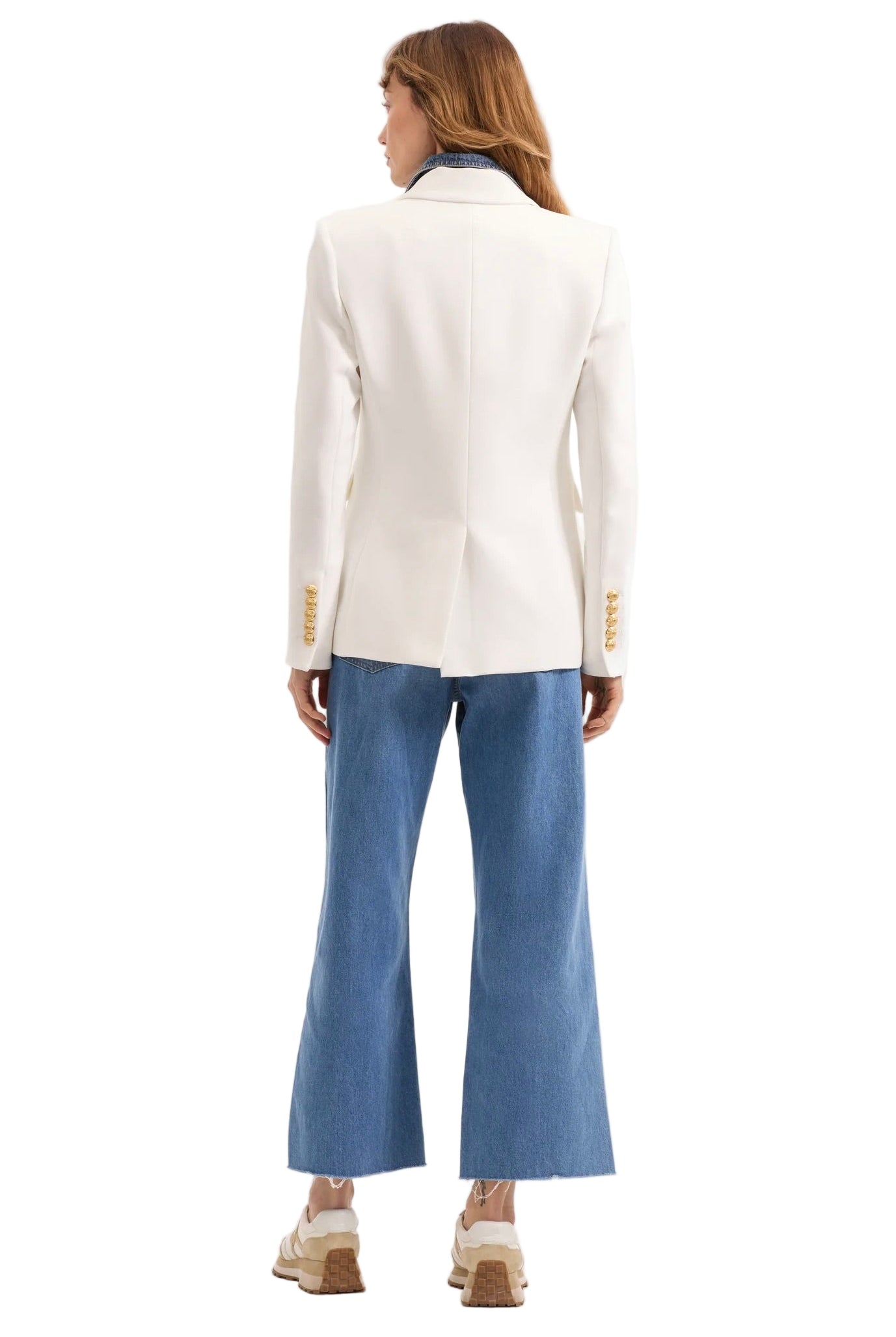 MILLER DICKEY JACKET WHT - Jacket - Sassanova