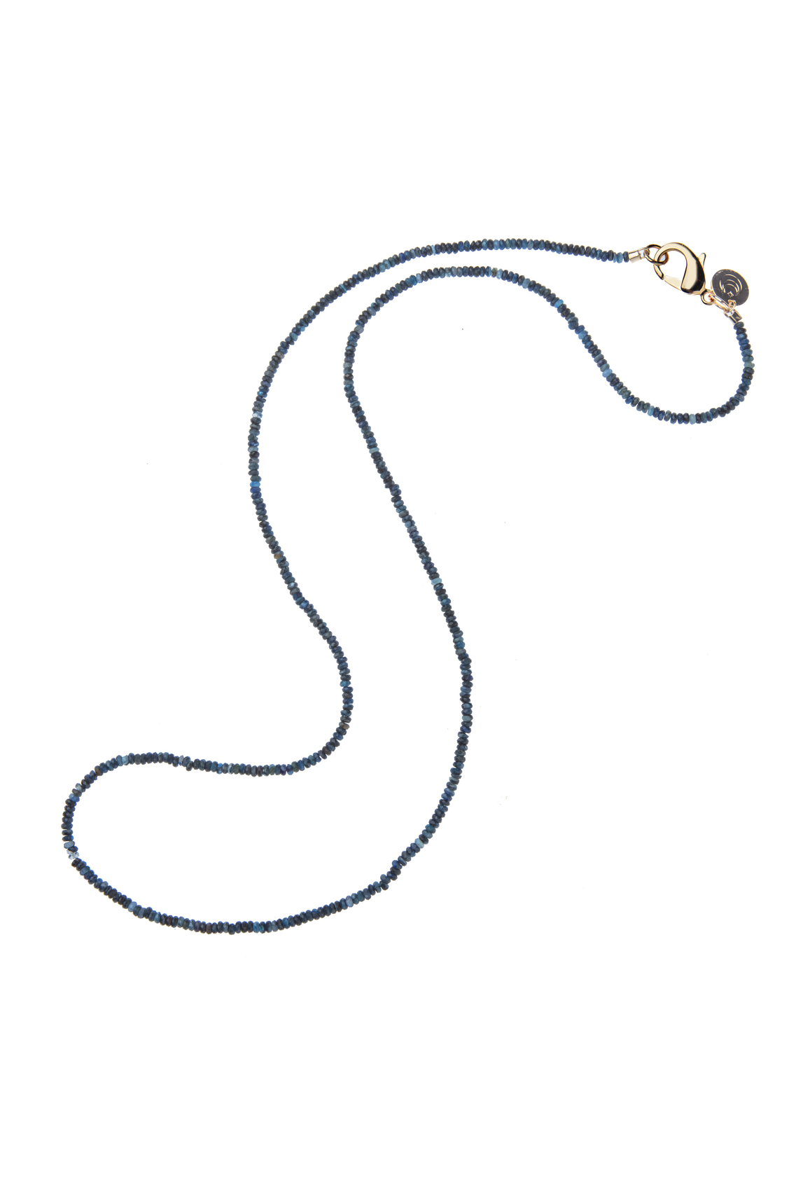 DOUBLE WRAP DIAMOND CUT KYANITE NECKLACE - Necklaces - Sassanova