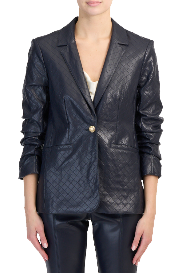 QUILTED KHLOE BLAZER - Jackets - Sassanova