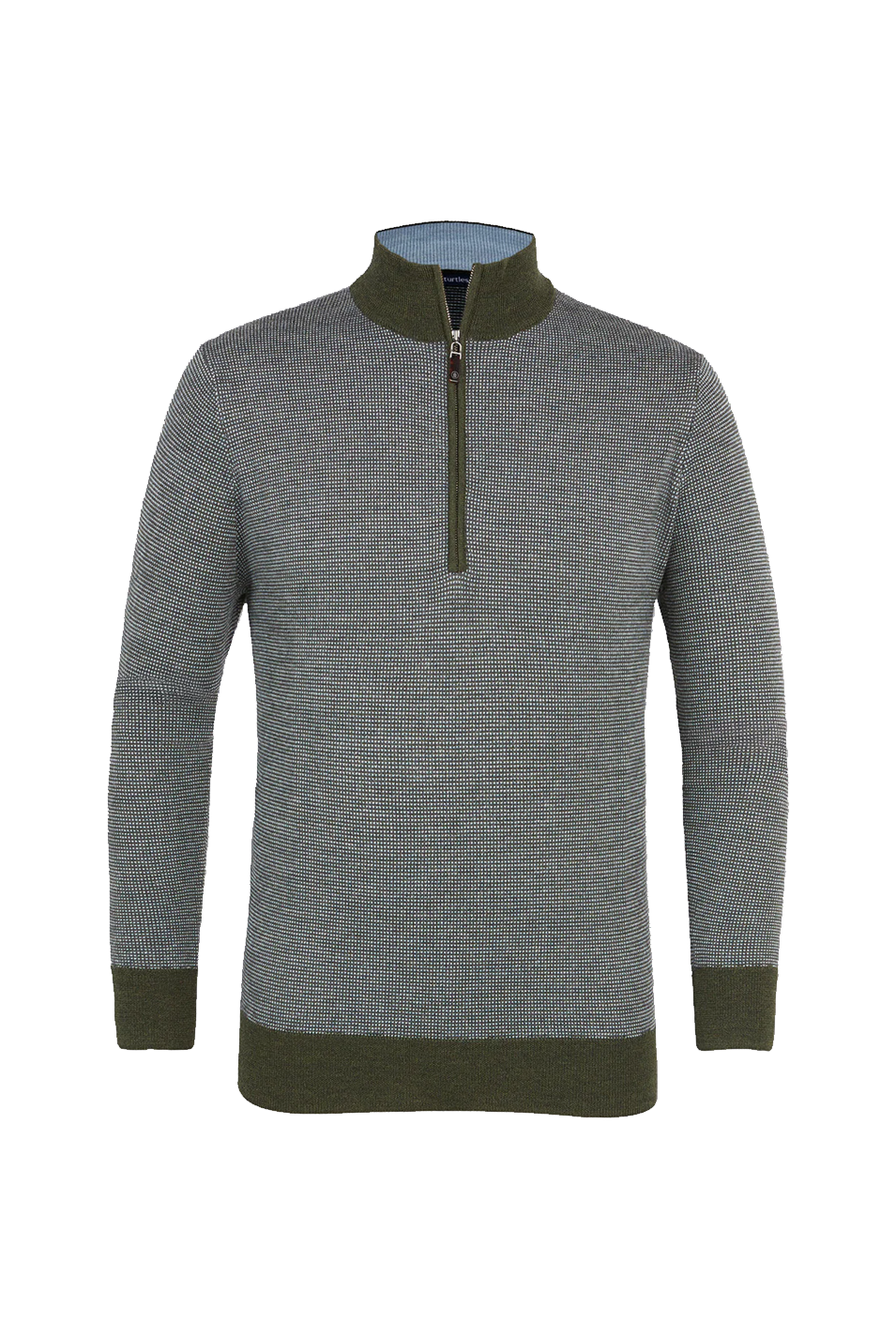 ACE BIRDSEYE 1/4 ZIP SWEATER - Sweaters - Novaman