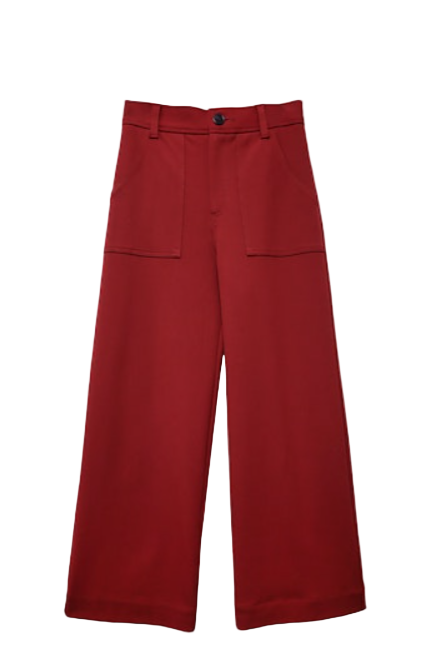 RYLEE CROPPED PANTS (4F36404)-Sassanova