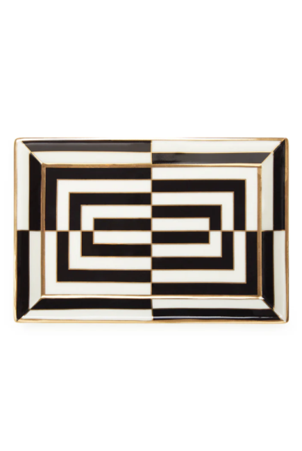 OP ART RECTANGLE TRAY - Jewelry Trays - Sassanova