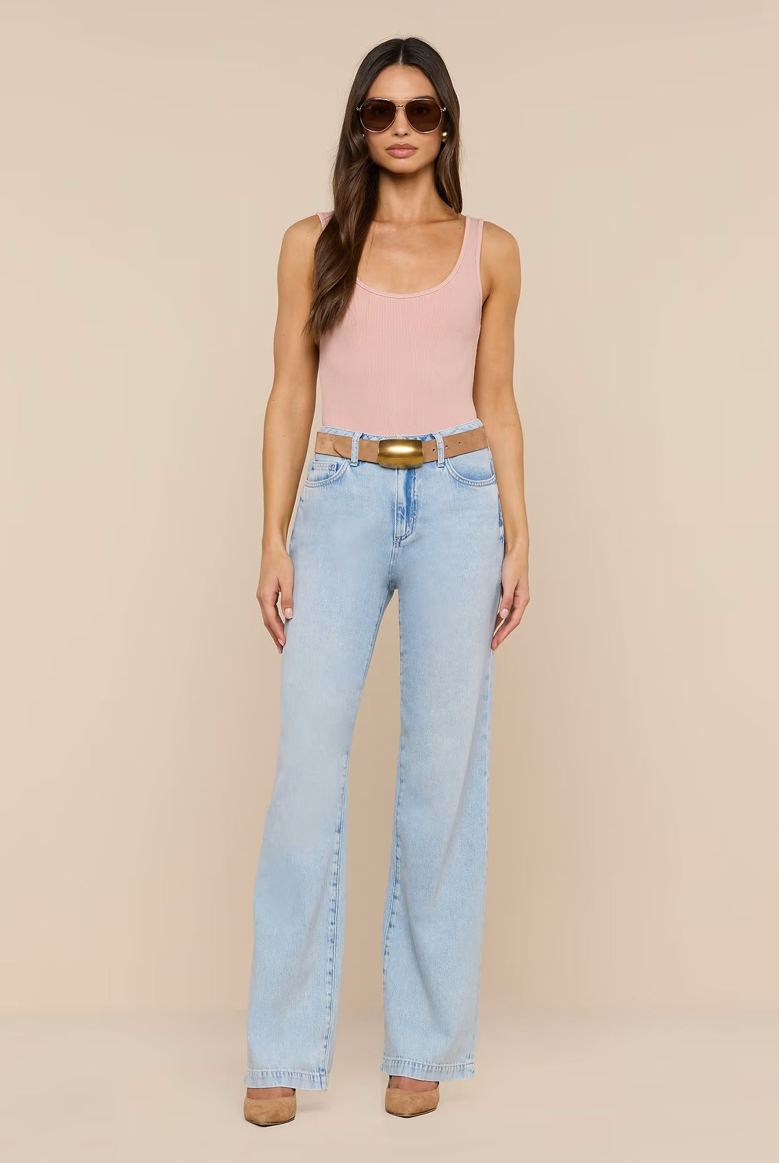 SCOTTIE HIGH RISE WIDE LEG - Jeans - Sassanova