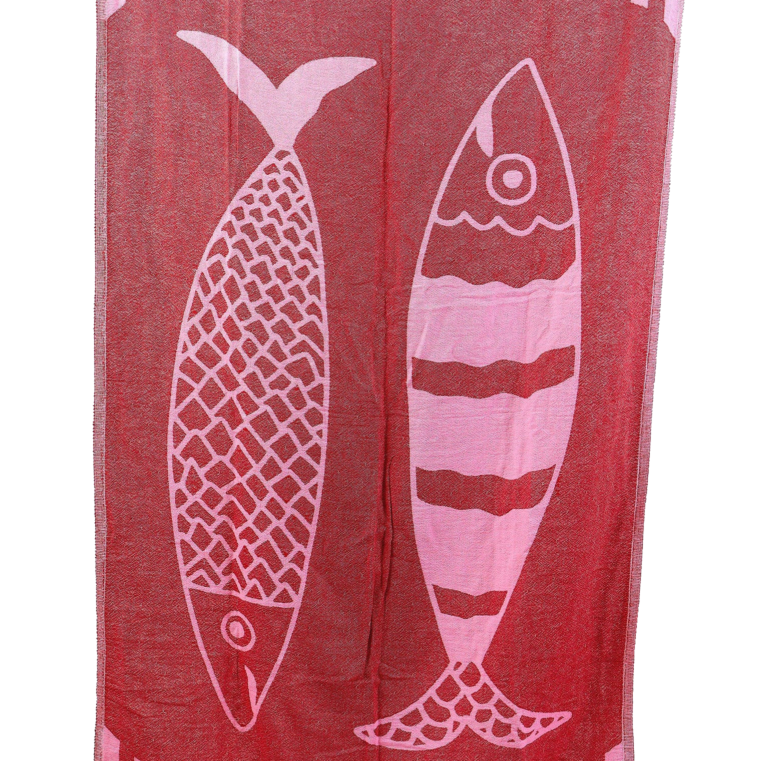 NOVELTY DOUBLE FISH TURKISH TOWEL - Swim - Sassanova