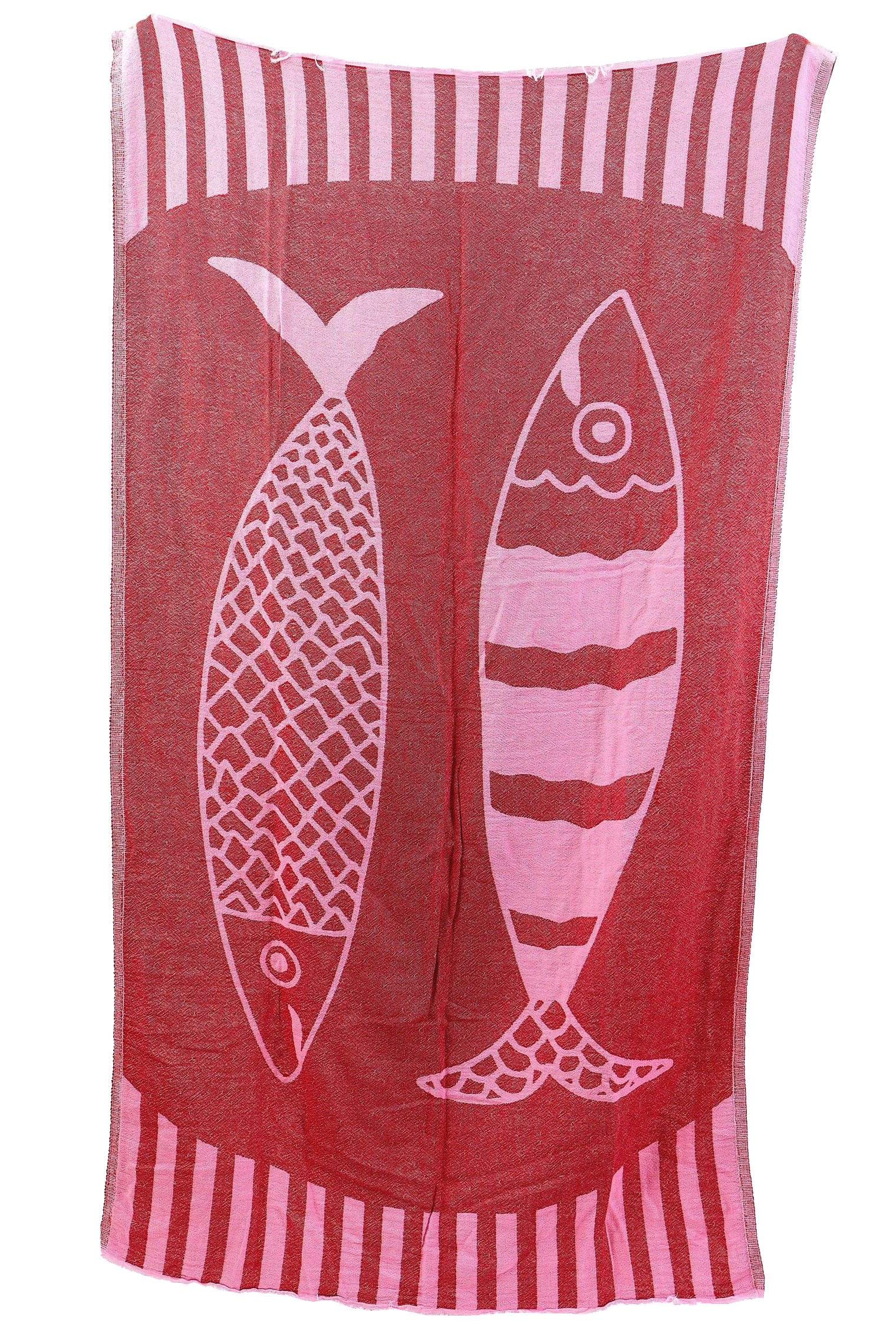 NOVELTY DOUBLE FISH TURKISH TOWEL - Swim - Sassanova