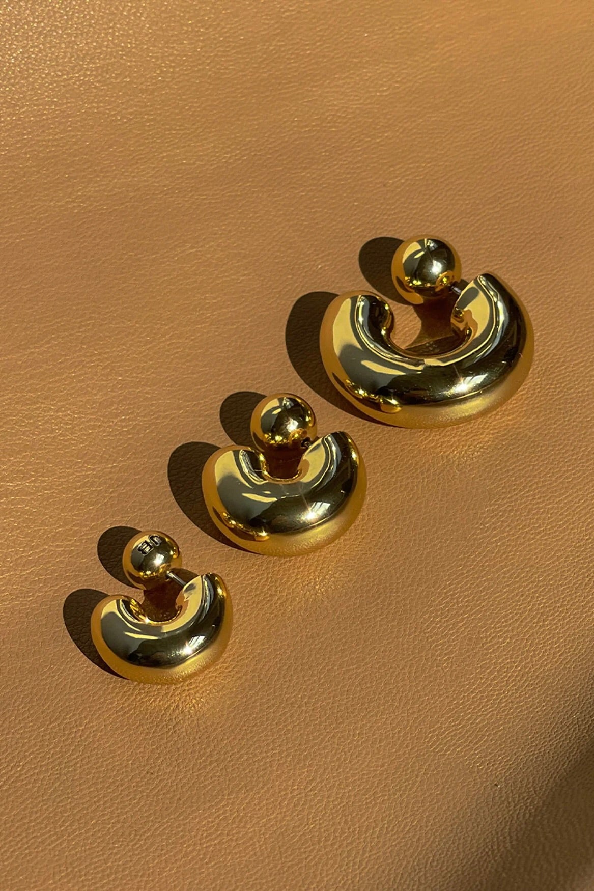 TOME HOOPS - Earrings - Sassanova