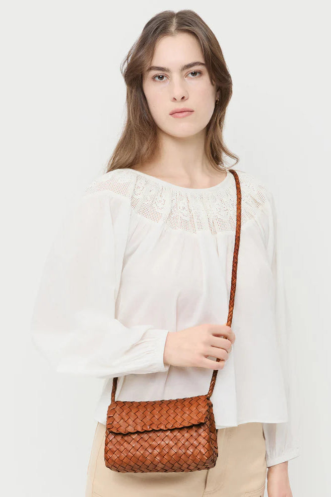 VINNIE MINI WOVEN CROSSBODY - Handbags - Sassanova