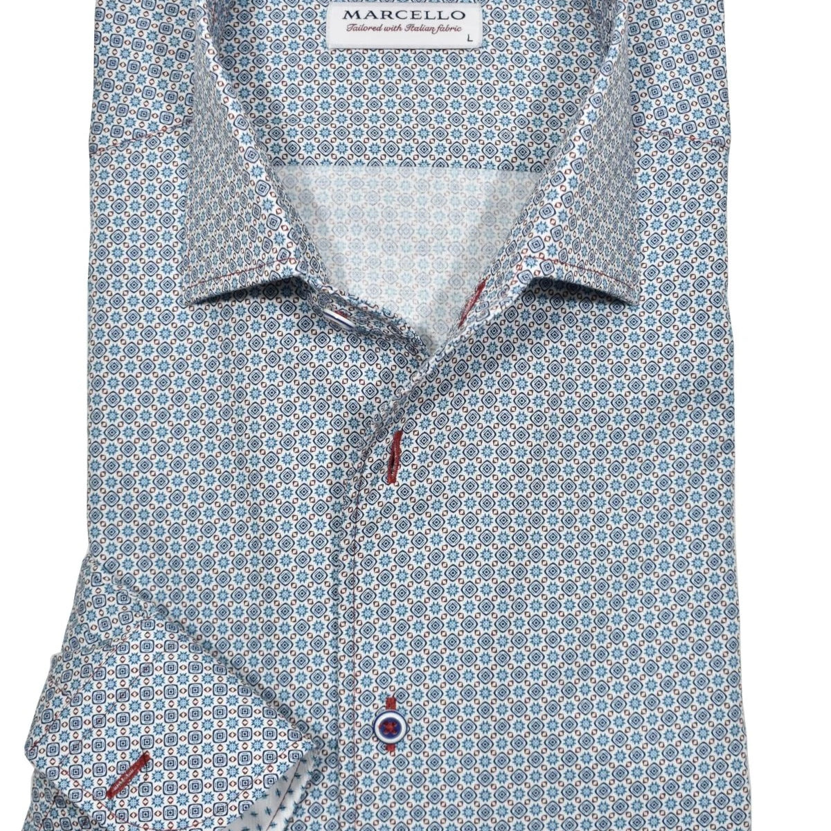 roll collar dress shirt Roll Collar Shirt