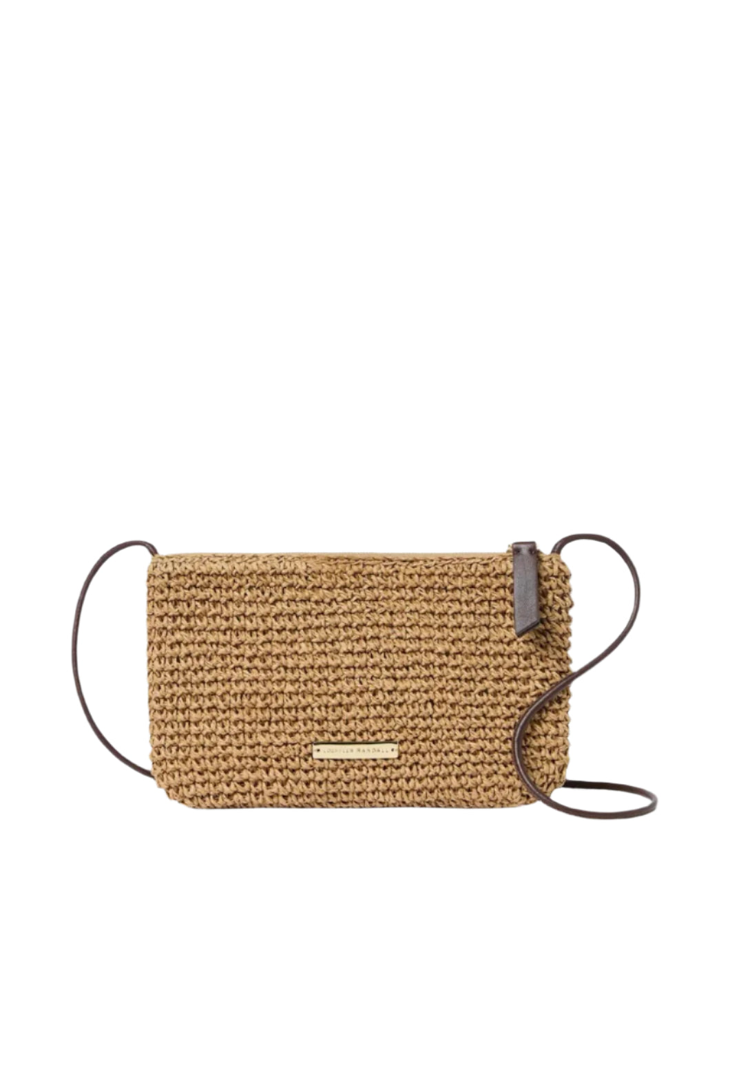 YASMINE FLAT CLUTCH ESPRESSO - Sassanova1