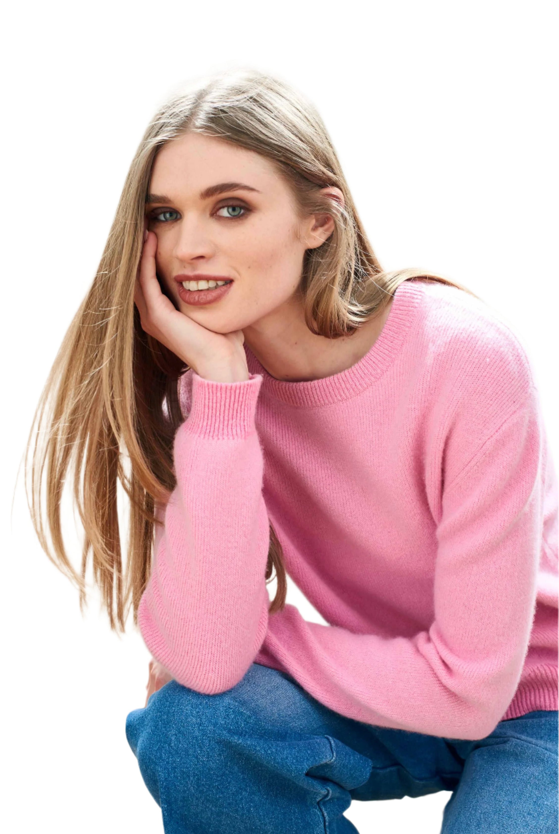 CONTRAST LUREX RIB CREW
sassanova