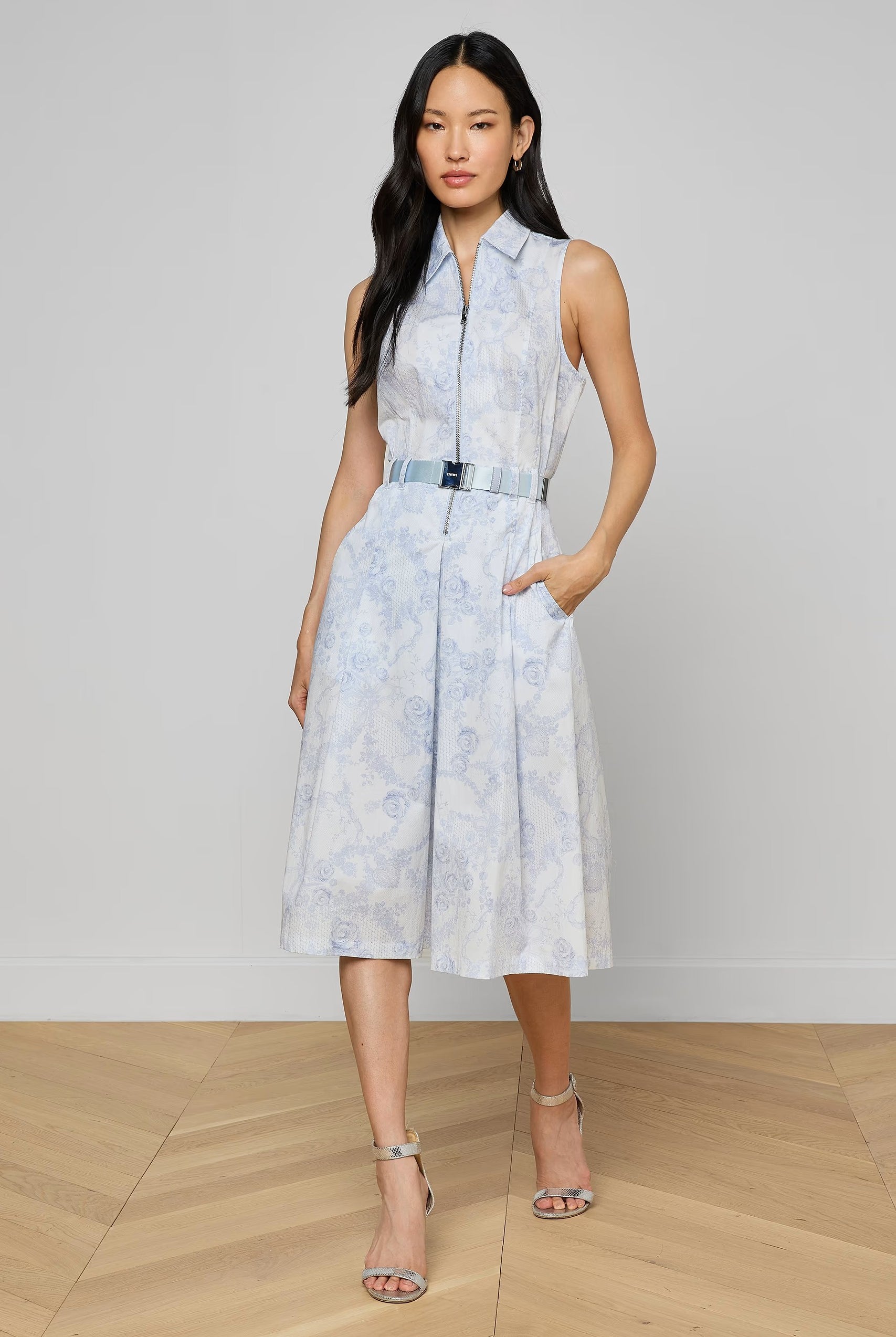 KYLO BELTED SHIRT DRESS - SASSANOVA