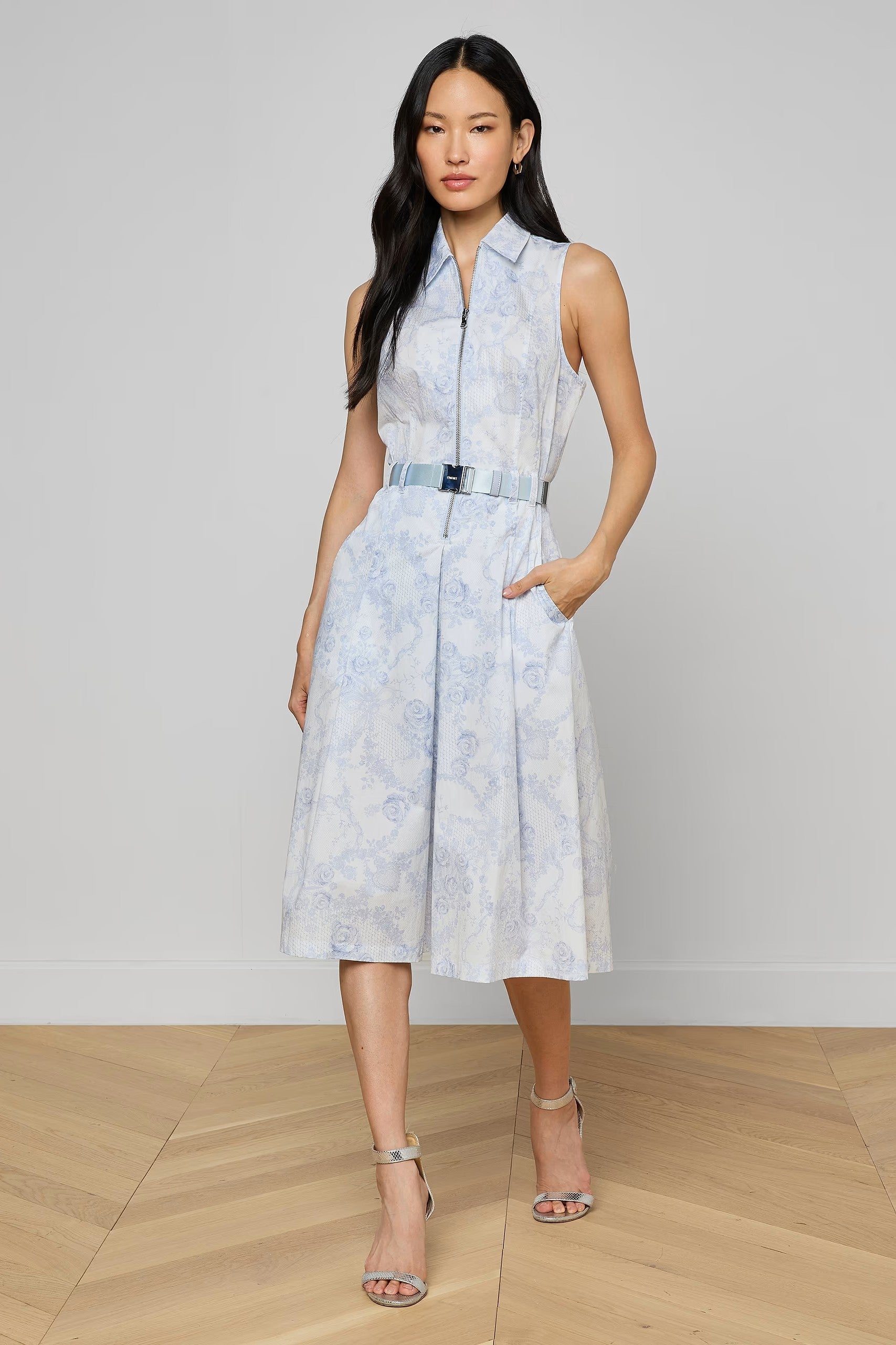 KYLO BELTED SHIRT DRESS - SASSANOVA