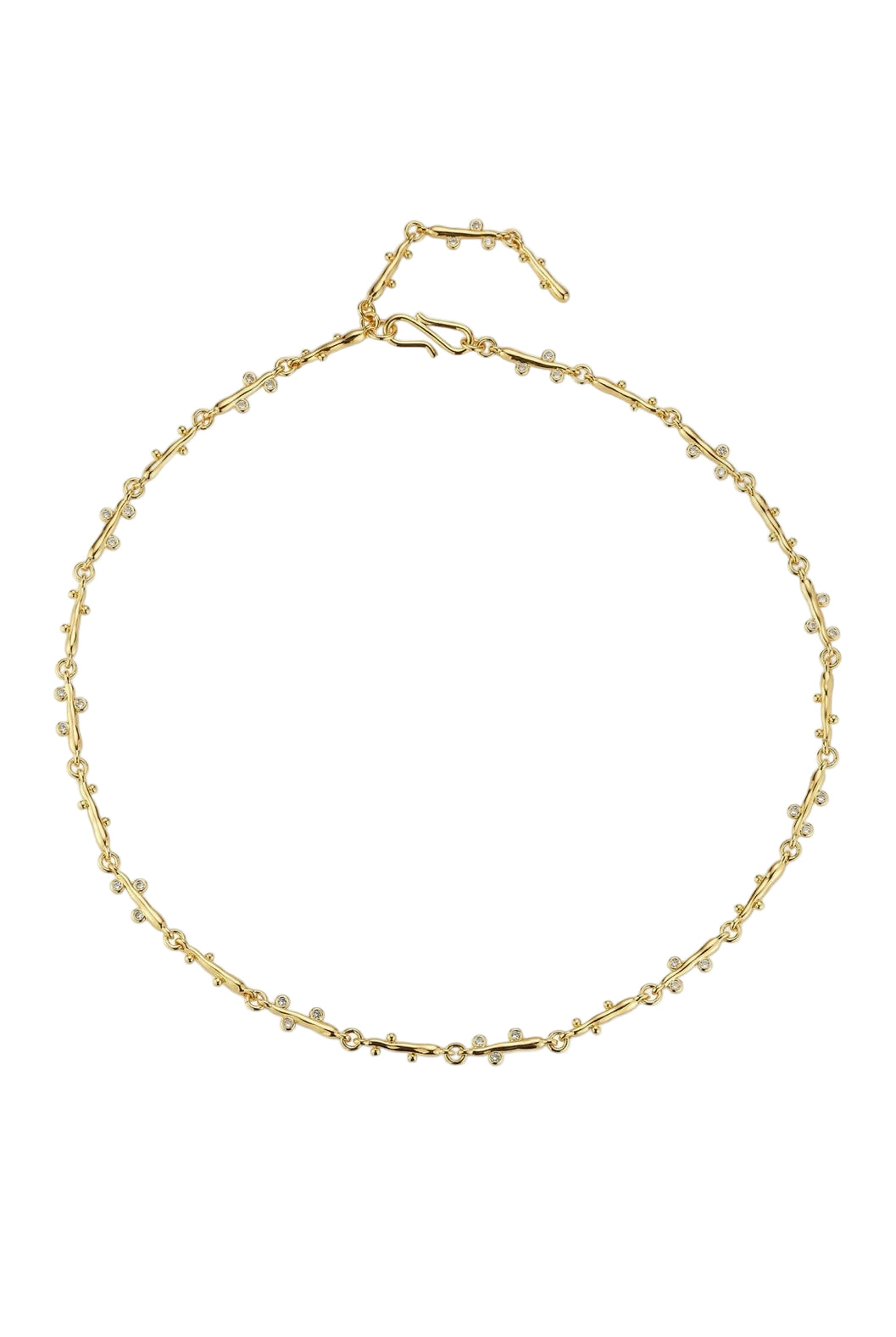 ADELINE NECKLACE- GLD/CLEAR
sassanova