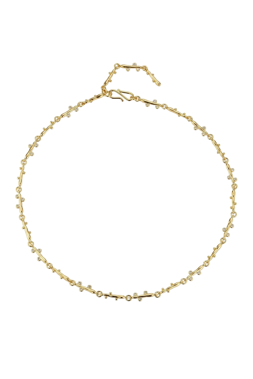 ADELINE NECKLACE- GLD/CLEAR
sassanova