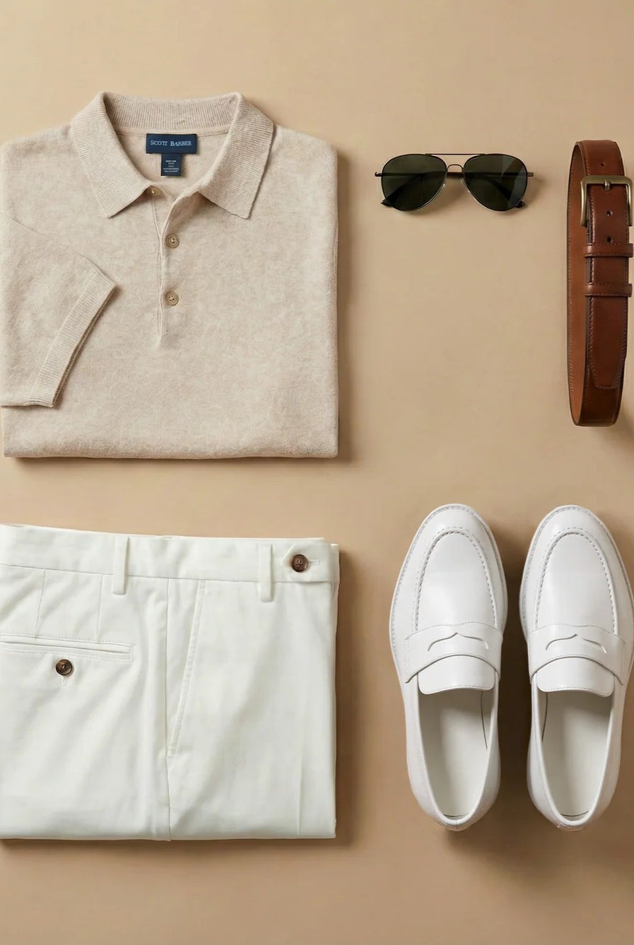 BOUCLE SOLID POLO - Short Sleeved Polos - Novaman