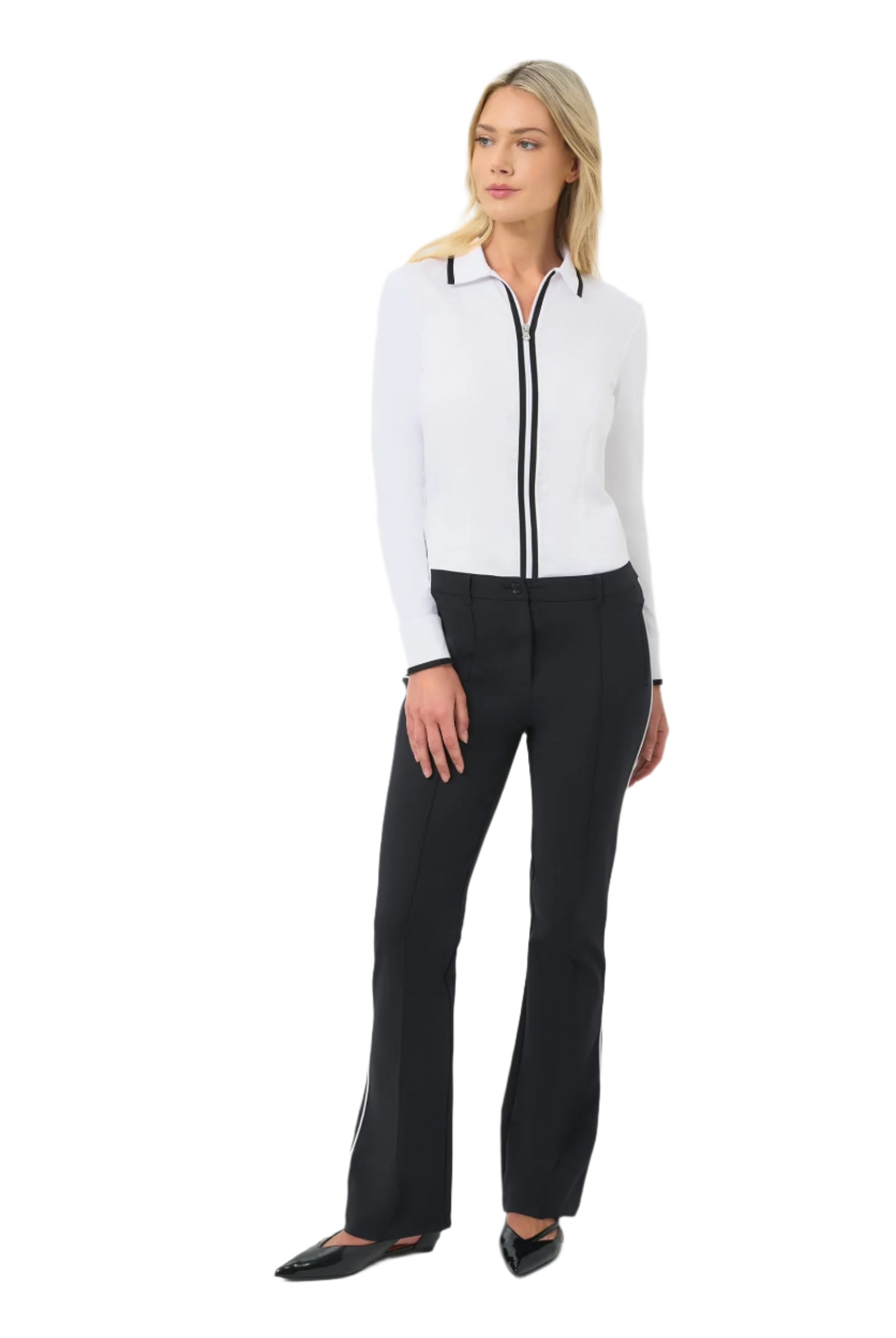 WINNY STRIPE PANT - Pants - Sassanova