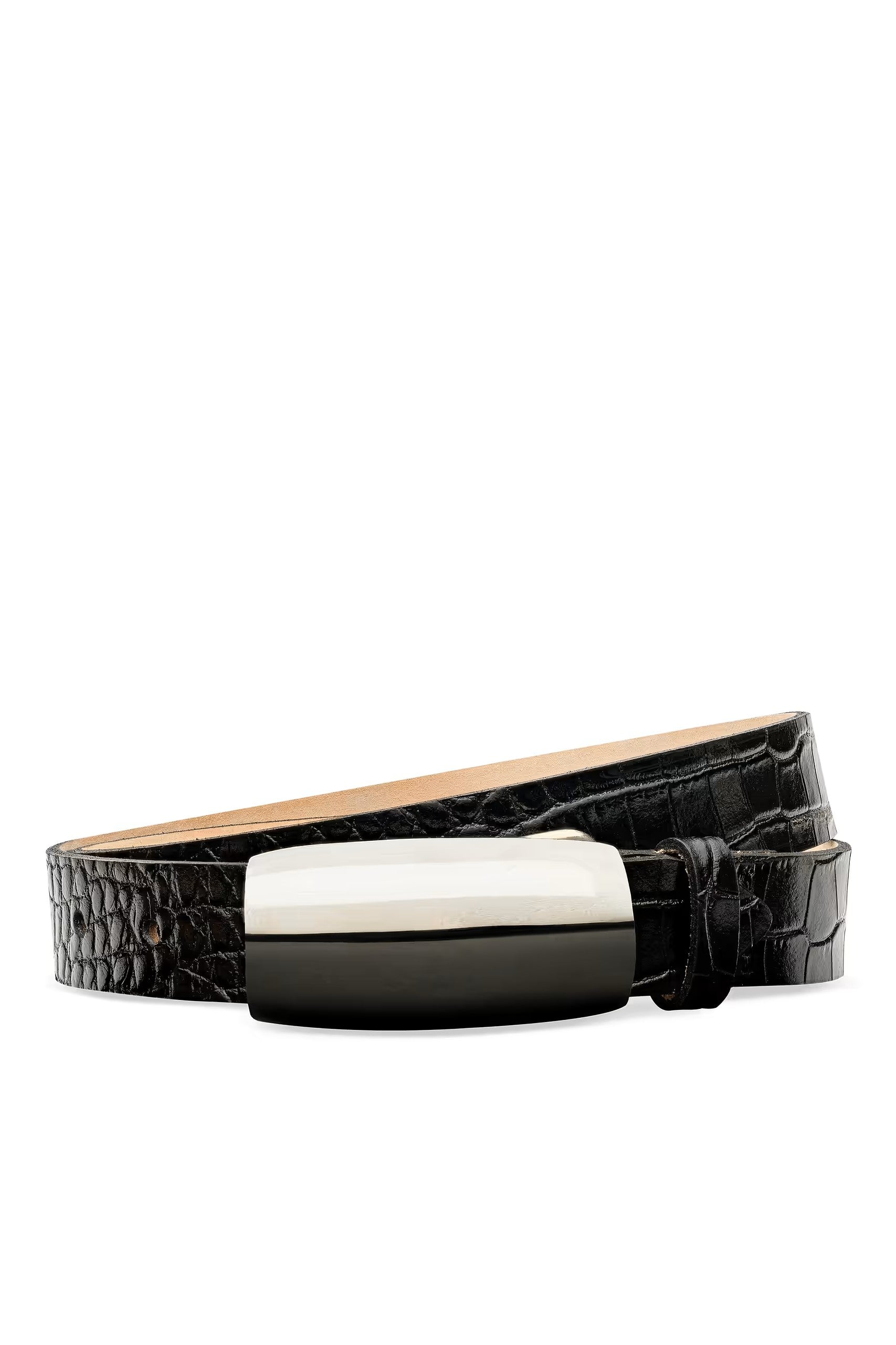 MARLOWE LEATHER BELT - Belts - Sassanova