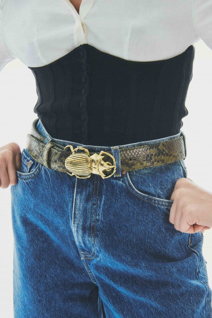 PYTHON BELT - Belts - Sassanova