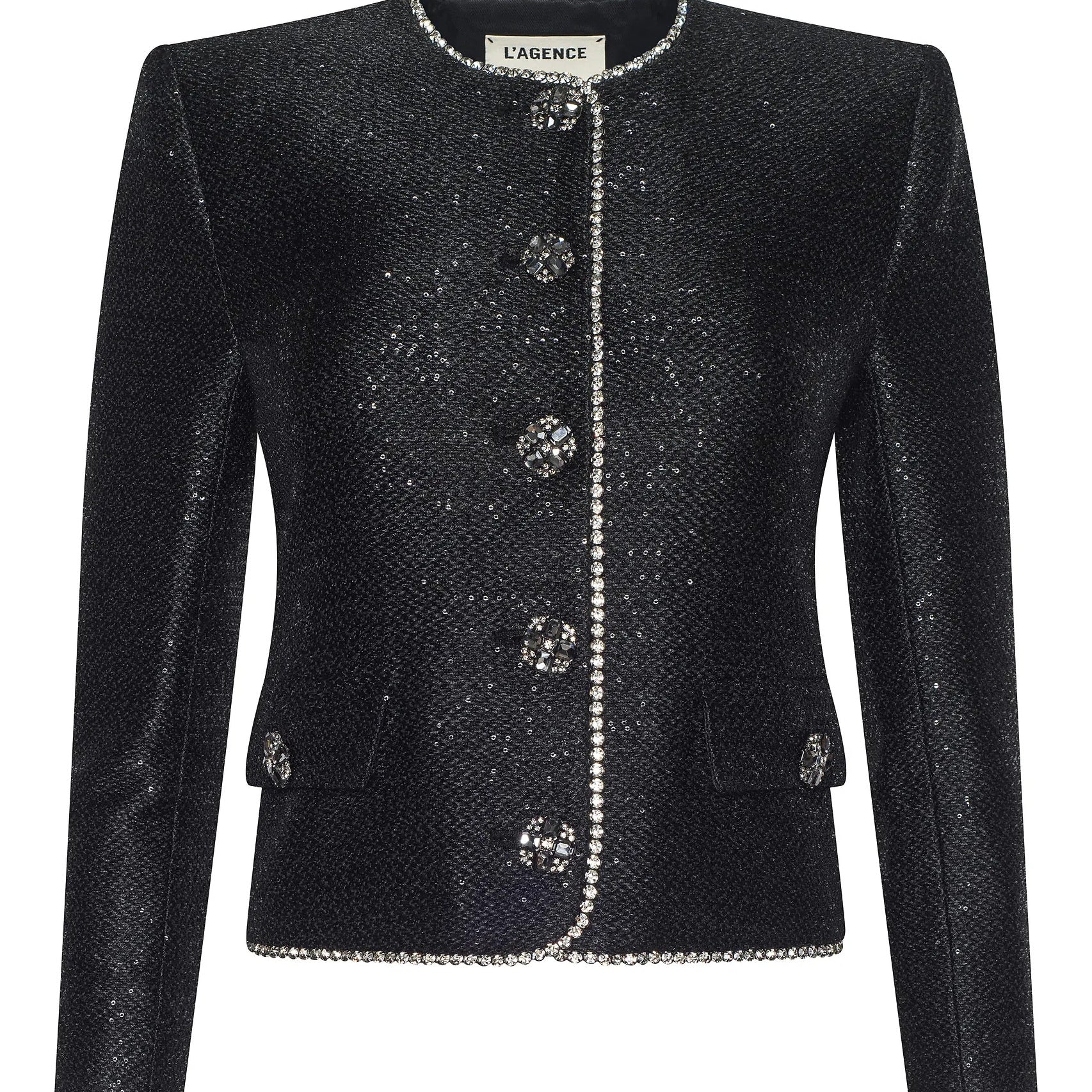 ZELL CRYSTAL TRIM JACKET