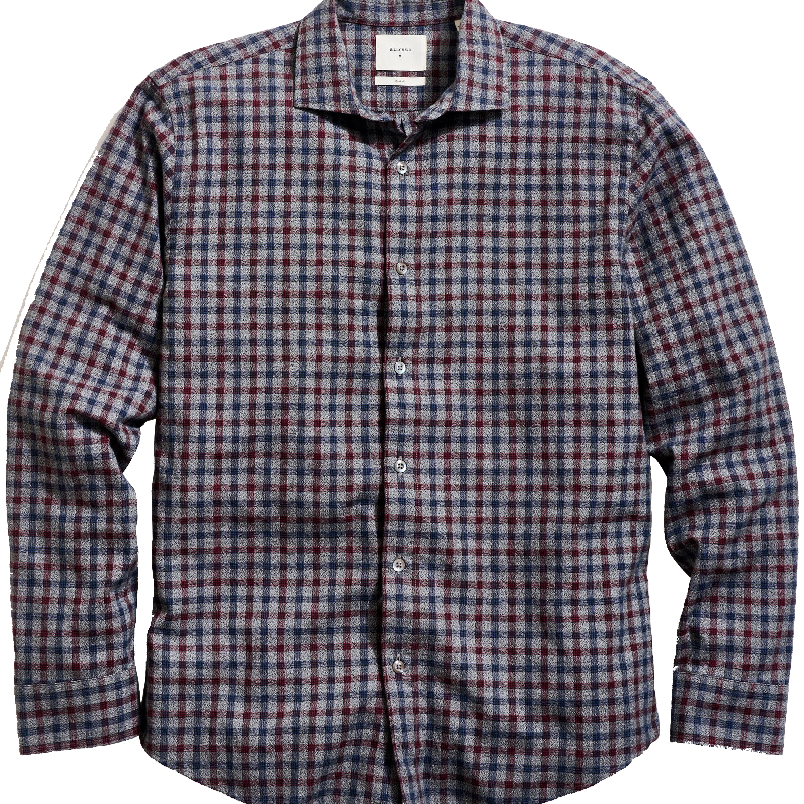 HUTCHESON MELANGE PLAID SPORT SHIRT - Novaman