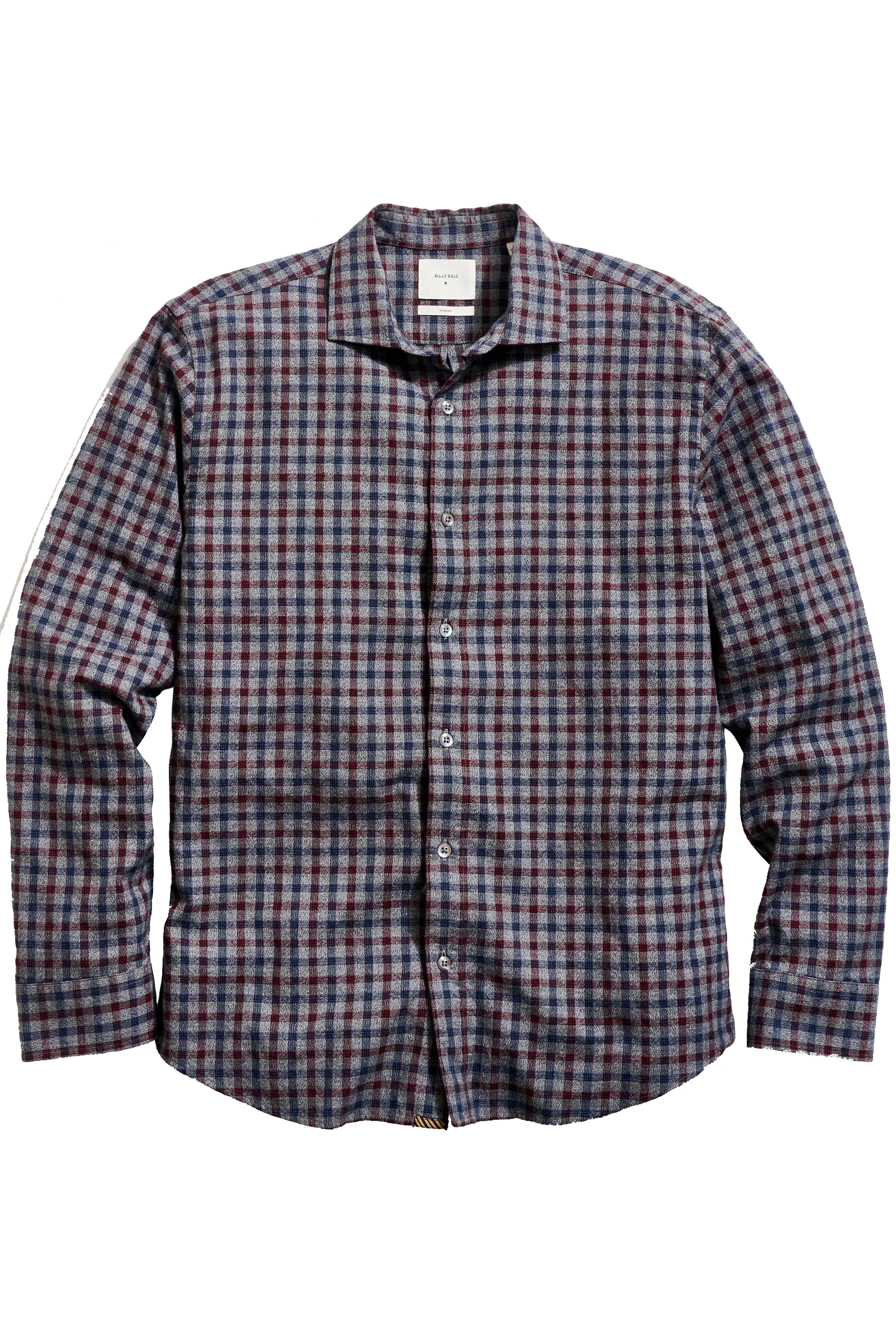 HUTCHESON MELANGE PLAID SPORT SHIRT - Novaman