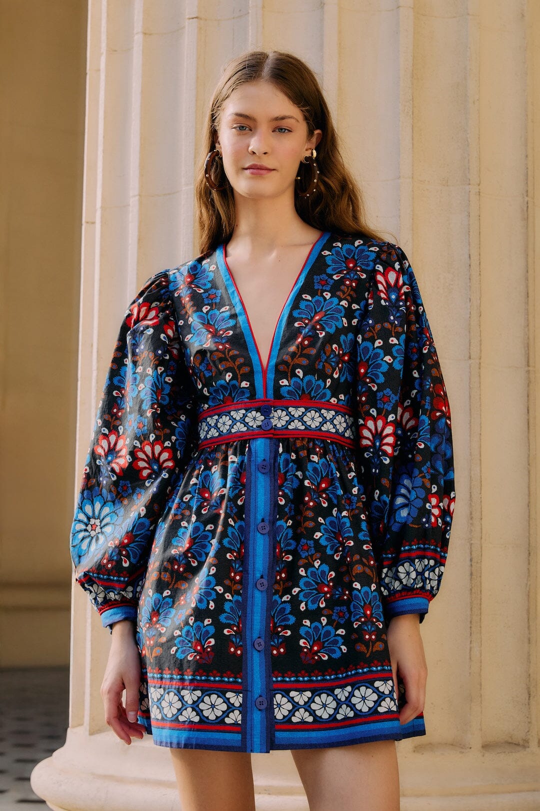 LATINA SCARF MINI DRESS - Dresses - Sassanova