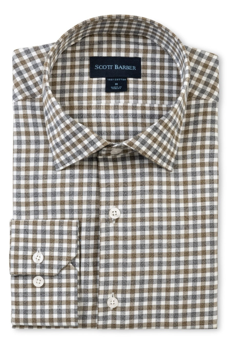 MARBLE TWILL GINGHAM SPORT SHIRT - novaman