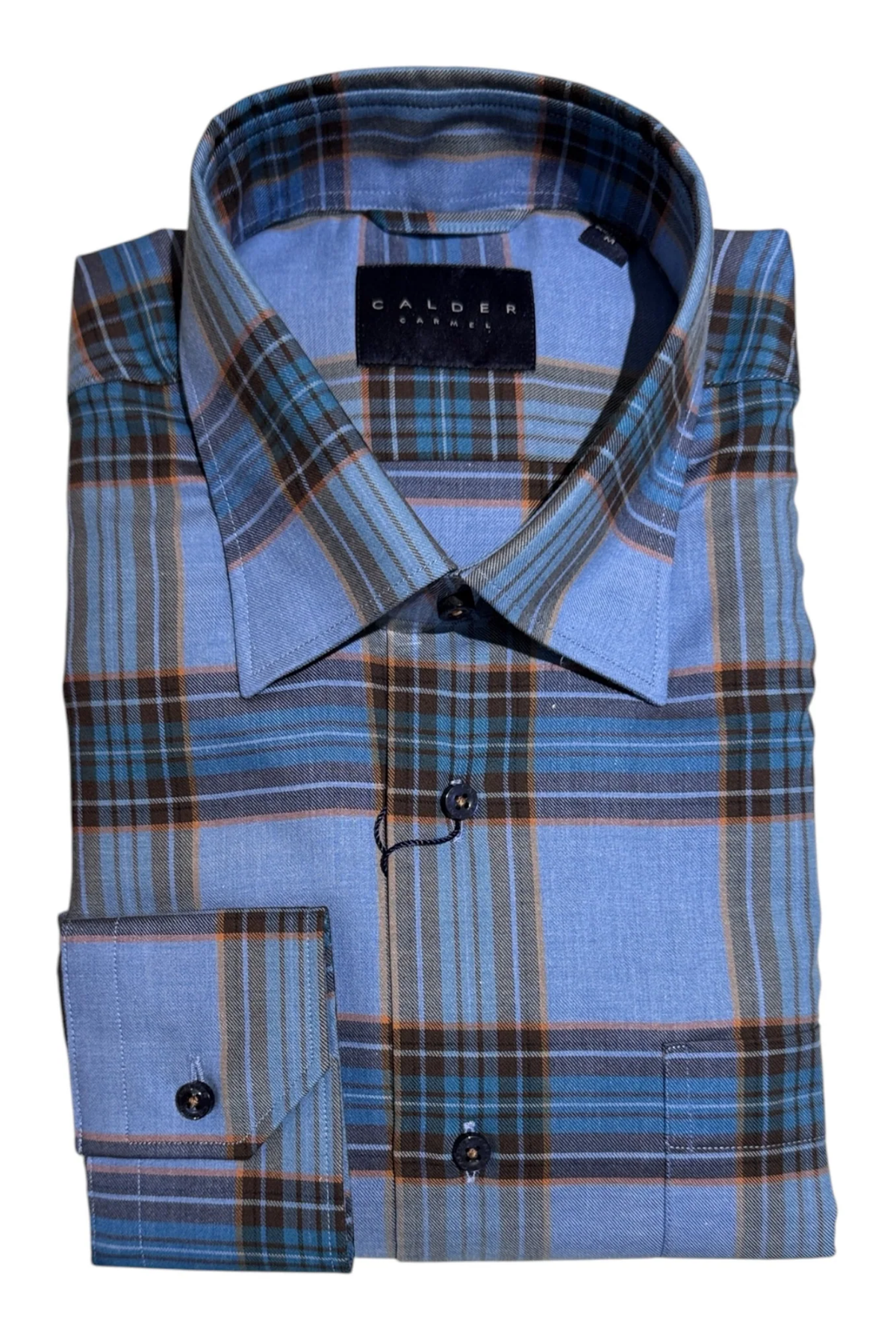 LUXE MELANGE LARGE PLAID SPORT SHIRT sassanova novaman